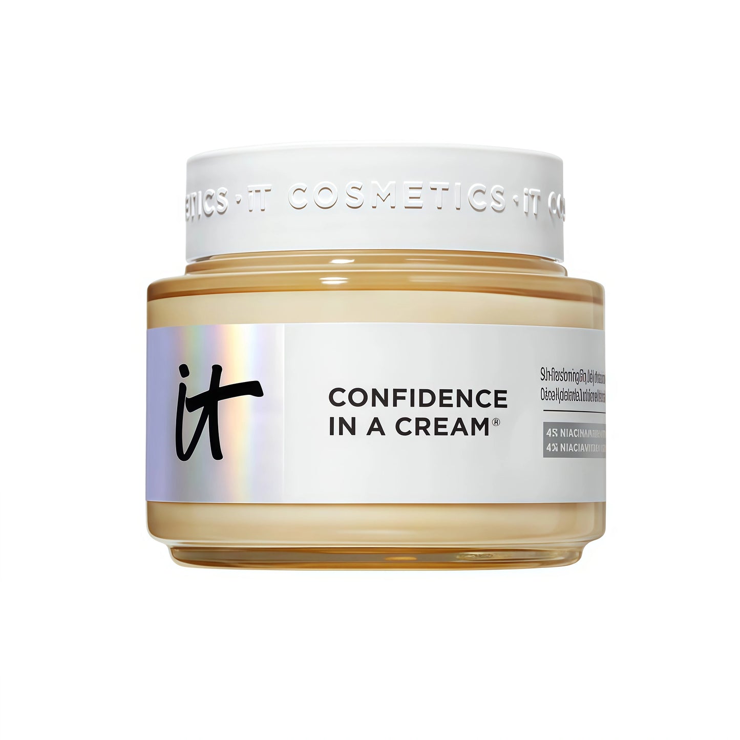 IT Cosmetics Confidence in a Cream - Face Moisturizer, Hydrating & Anti Aging, Visibly Reduces Fine Lines & Wrinkles, 48H Hydration, Repairs Skin Barrier, Squalane, Ceramides, For All Skin Types