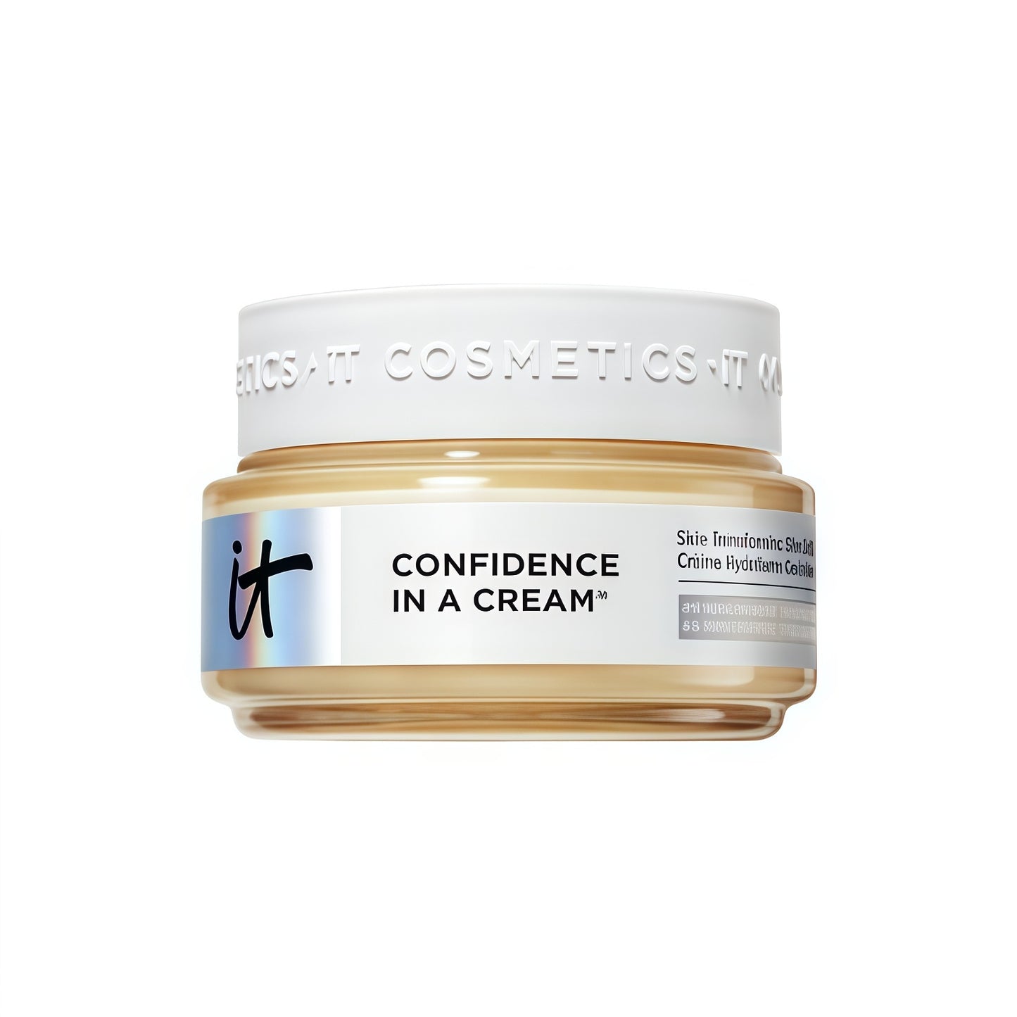 IT Cosmetics Confidence in a Cream - Face Moisturizer, Hydrating & Anti Aging, Visibly Reduces Fine Lines & Wrinkles, 48H Hydration, Repairs Skin Barrier, Squalane, Ceramides, For All Skin Types